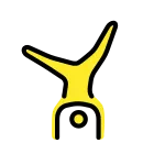 Person Cartwheeling SVG Icon